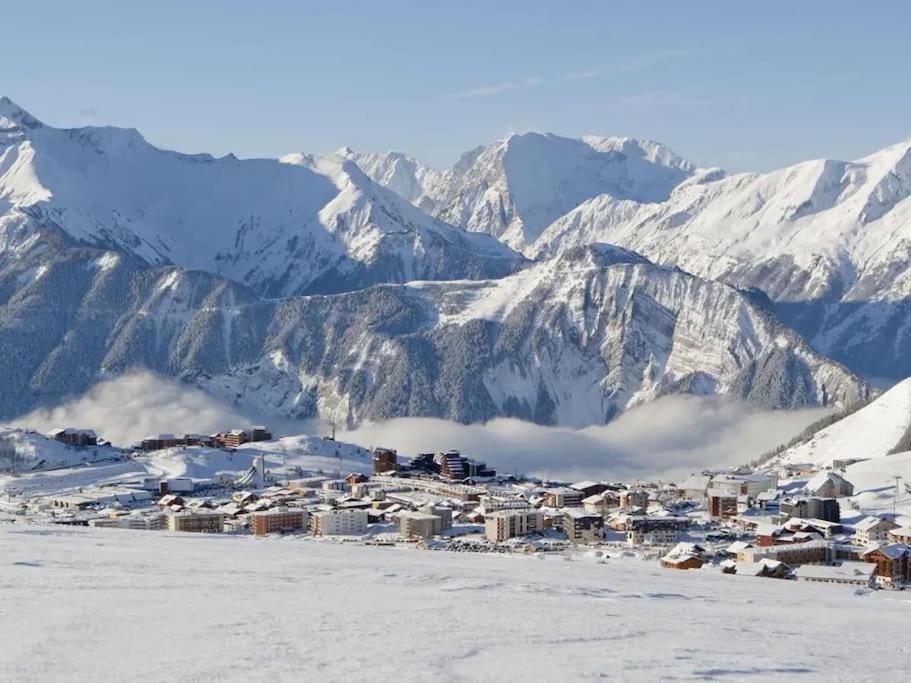 Pieds Des Pistes - Parking Couvert - Plein Sud Alpe d'Huez Exterior photo