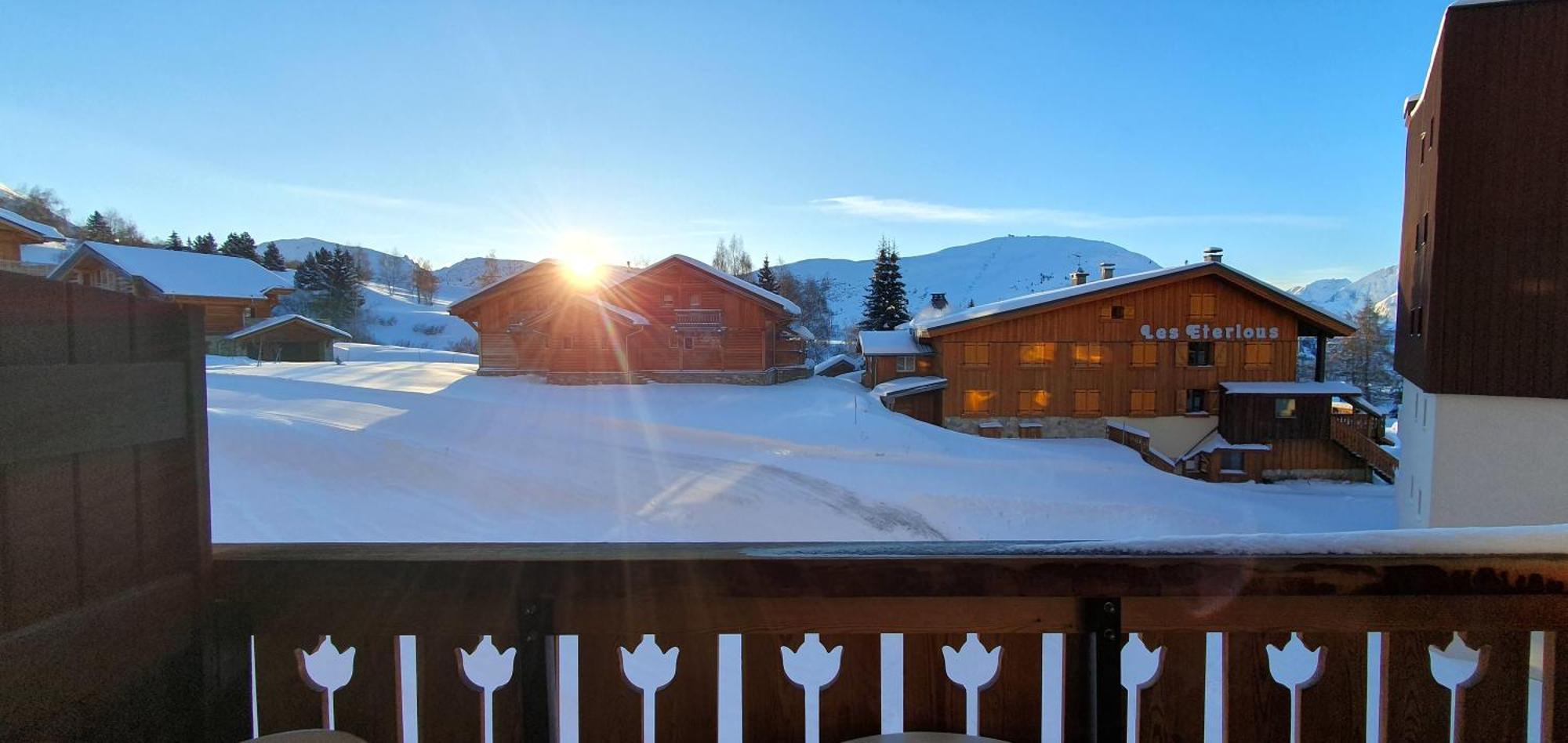 Pieds Des Pistes - Parking Couvert - Plein Sud Alpe d'Huez Exterior photo