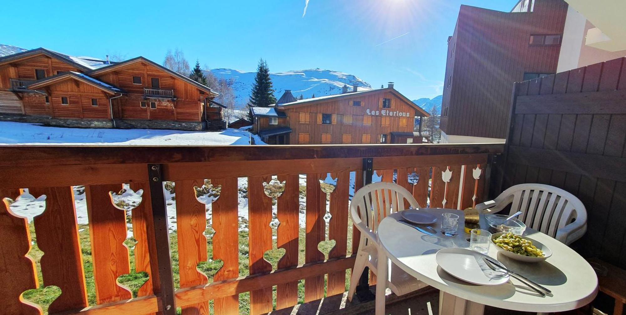 Pieds Des Pistes - Parking Couvert - Plein Sud Alpe d'Huez Exterior photo